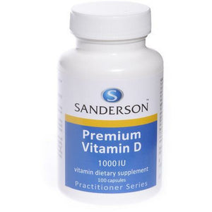 SANDERSON Vitamin D 1000IU 100 Capsules