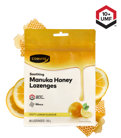 Comvita Manuka Honey Lozenge Lemon & Honey 40