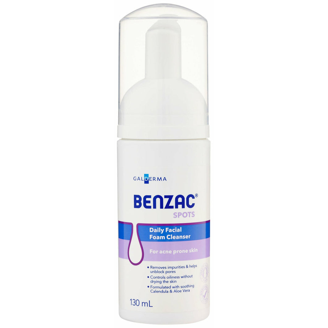 BENZAC SPOTS Daily Facial Foam Cleanser 130ml