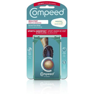 Compeed Sports Underfoot Blister Plasters - 5 pack - Fairy springs pharmacy