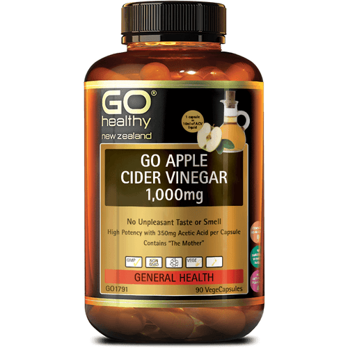 GO Apple Cider Vinegar 90 VegeCapsules - Fairy springs pharmacy