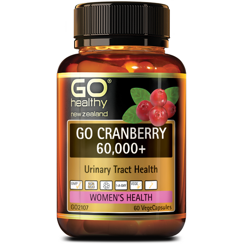 GO Cranberry 60000+ 60 Capsules - Fairy springs pharmacy