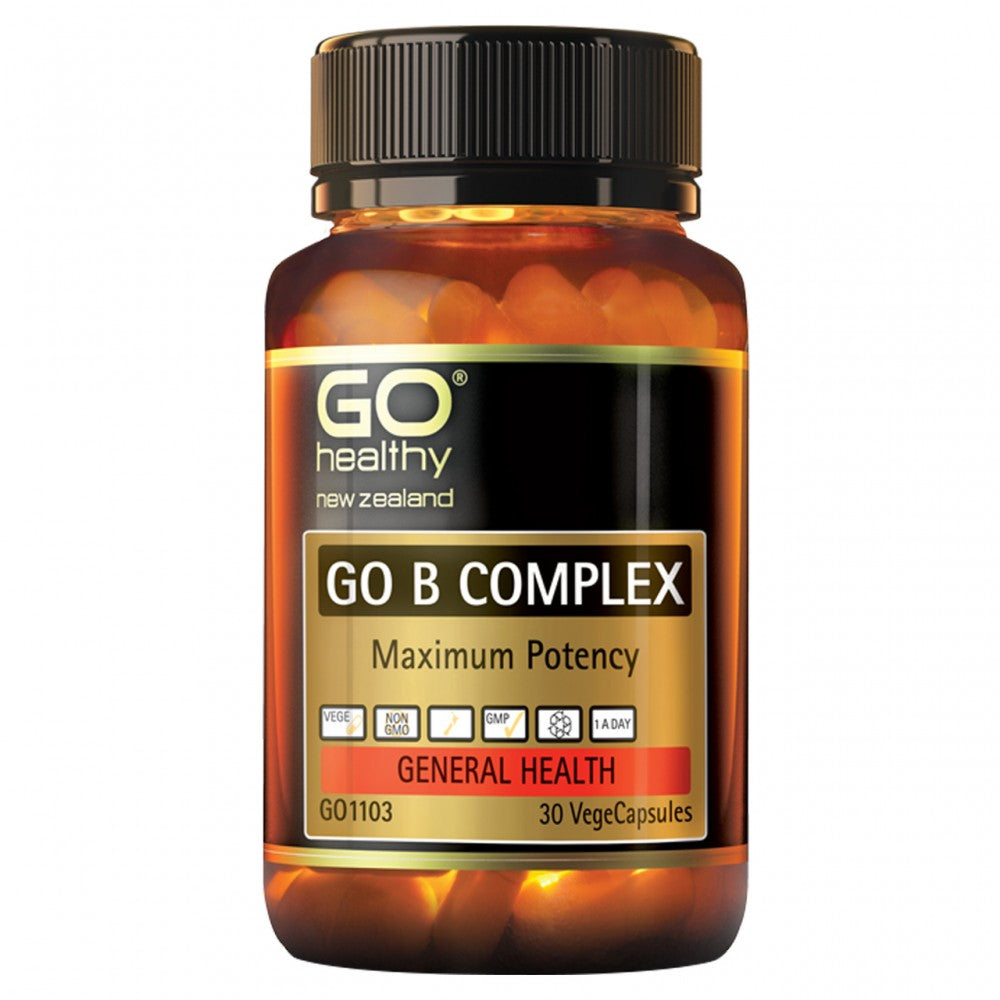 GO B Complex 30 Capsules - Fairy springs pharmacy