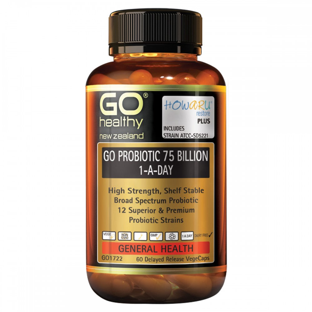 GO Probiotic 75 Billion 60 Capsules - Fairy springs pharmacy