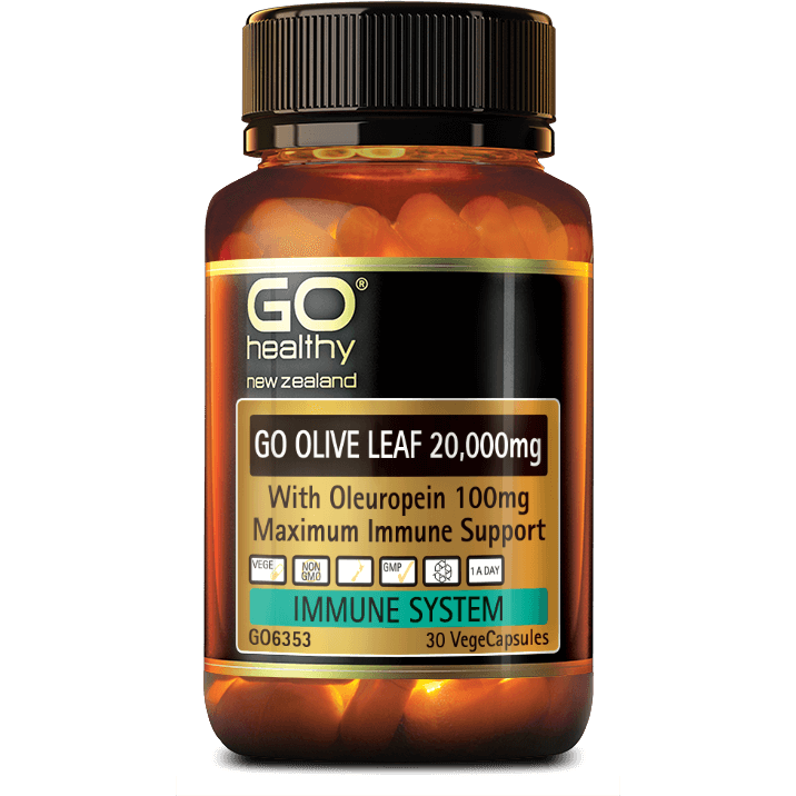 GO Olive Leaf 20000mg 30 Capsules - Fairy springs pharmacy