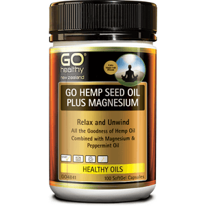 GO Hemp Seed Oil Plus Magnesium 100s - Fairy springs pharmacy