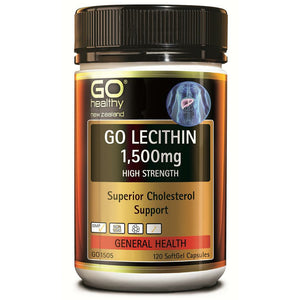 GO Lecithin 1500 120caps - Fairy springs pharmacy