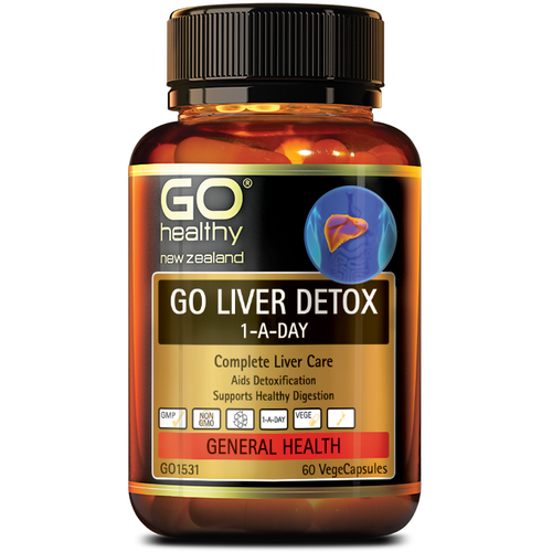 GO Liver Detox 1-A-Day 60 Capsules - Fairy springs pharmacy
