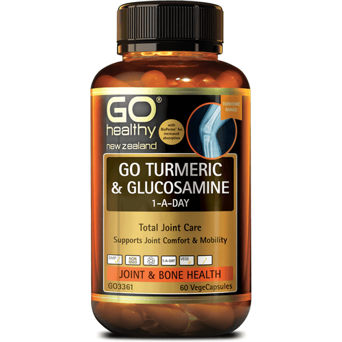 GO Turmeric + Glucosamine 1-A-Day 60 Capsules - Fairy springs pharmacy
