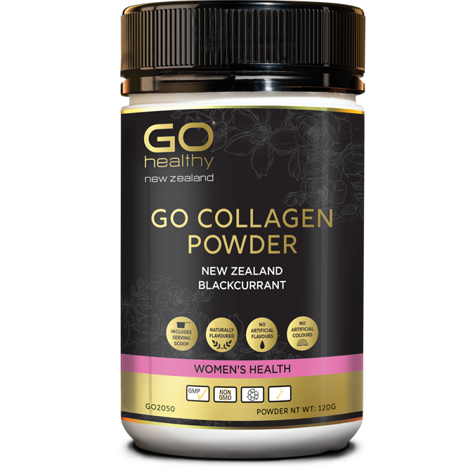 GO Collagen Powder - New Zealand Blackcurrant 120g