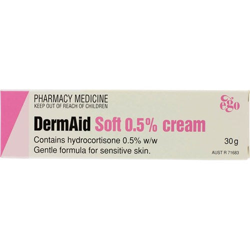 EGO Derm-Aid Soft Cream 0.5% 30g - Fairy springs pharmacy