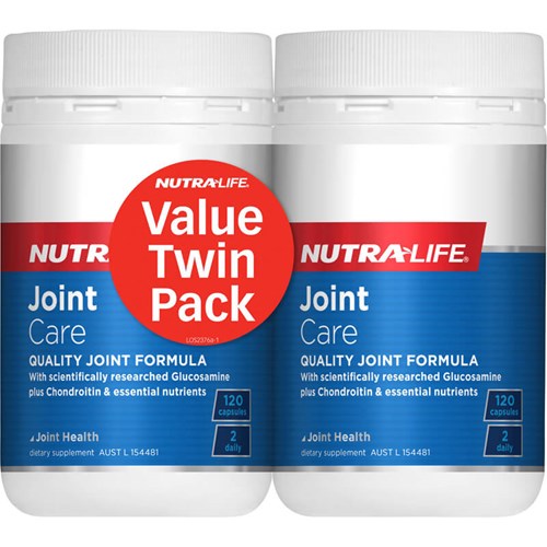 NutraLife Joint Care 120 Capsules Twin Pack - Fairy springs pharmacy