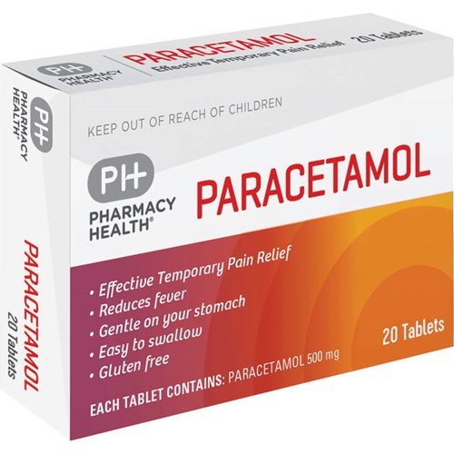PH Paracetamol 20 Tablets - Fairyspringspharmacy