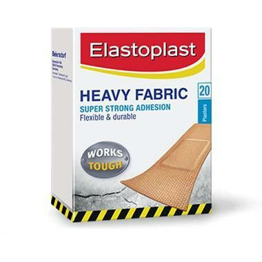 ELASTOPLAST Heavy Fabric Strips 20 pack - Fairy springs pharmacy