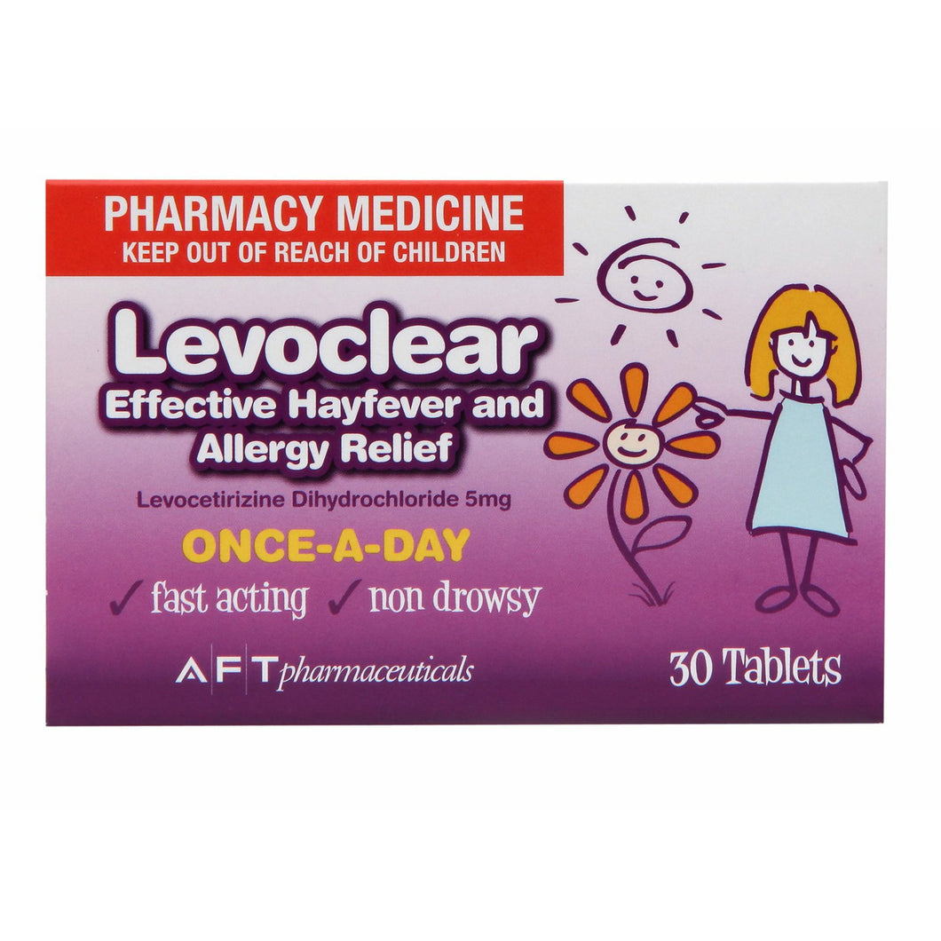 Levoclear 30 tablets - Fairy springs pharmacy