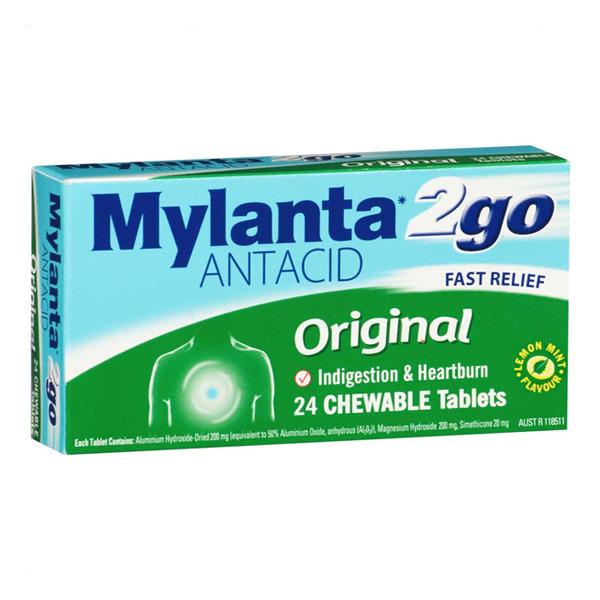 MYLANTA 2 Go Original Tabs 24 - Fairy springs pharmacy