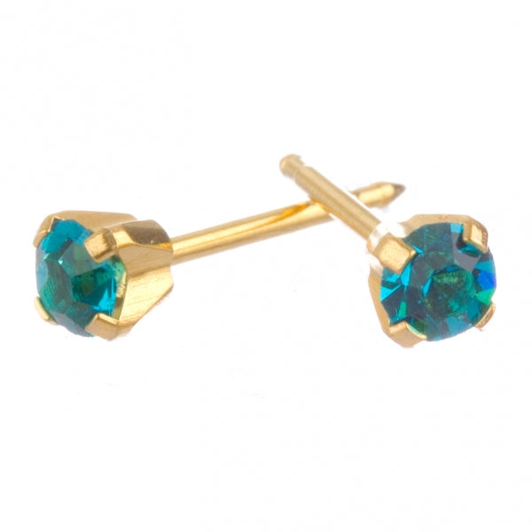 December 3mm Gold Claw Earrings - Fairy springs pharmacy