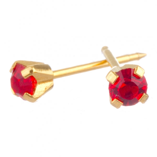 July 3mm Gold Claw Earrings - Fairy springs pharmacy
