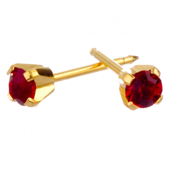 January 3mm Gold Claw Earrings - Fairy springs pharmacy