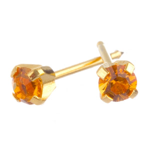November 3mm Gold Claw Earrings - Fairy springs pharmacy