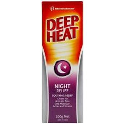 Mentholatum Deep Heat Night 100g - Fairyspringspharmacy