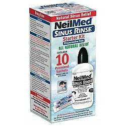 NeilMed Sinus Rinse Starter Kit - 240ml Bottle and 10 Sachets - Fairy springs pharmacy