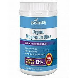 Good Health Magnesium Ultra Organic 120tab - Fairy springs pharmacy
