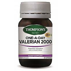 Thompsons Valerian 2000 30 capsules - Fairy springs pharmacy