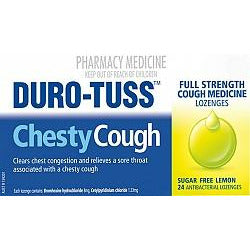 DURO-TUSS Chesty Lozenges Lemon - Fairyspringspharmacy