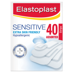 ELASTOPLAST Sensitive Assorted 40 pack - Fairy springs pharmacy