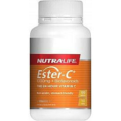 NutraLife Ester C +Bioflavanoid 1000mg 100 - Fairy springs pharmacy