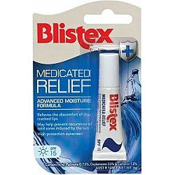 BLISTEX Medicated Relief 6g Ointment SPF15 - Fairy springs pharmacy