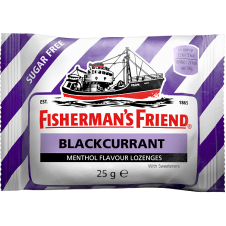 FISHERMAN'S FRIEND Blackcurrent - Blackcurrent Flavour Mentol Lozenges 25g