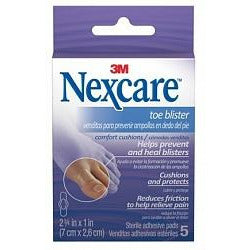 Nexcare - Toe Blister Cush Pad 7x2.6cm 5 - Fairy springs pharmacy