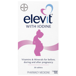 Elevit with Iodine 30 Tablets - Fairy springs pharmacy