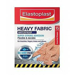 ELASTOPLAST Heavy Fabric Waterproof Asstorted 15 pack - Fairy springs pharmacy