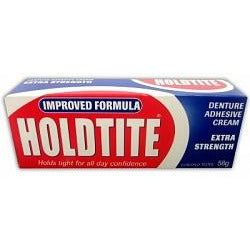Holdtite Denture Adhesive Cream 58g - Fairy springs pharmacy