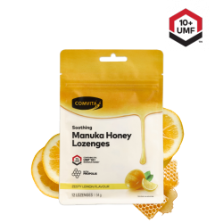 Comvita Manuka Honey Lozenge Lemon & Honey 12 - Fairy springs pharmacy