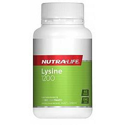 NutraLife Lysine 1200mg 60 tabs - Fairy springs pharmacy