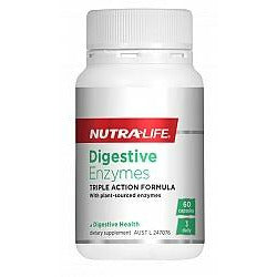 NutraLife Digestive Enzymes 60 Capsules - Fairy springs pharmacy