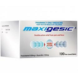 MAXIGESIC Pain Relief 100 tablets - Fairyspringspharmacy