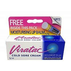 Viratac Cold Sore Cream - Fairy springs pharmacy