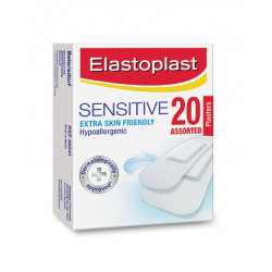 ELASTOPLAST Sensitive Strips Assorted 20 pack - Fairy springs pharmacy