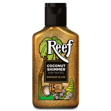 REEF Coconut Shimmer Sun Tan Oil SPF15 125ml - Bronze Glow