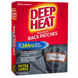 Mentholatum Deep Heat Back Patch 2 pack - Fairyspringspharmacy