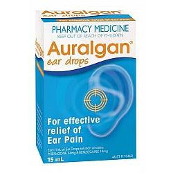 AURALGAN Ear Pain Relief Drops 15ml - Fairyspringspharmacy