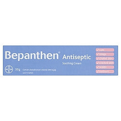 Bepanthen Antiseptic Soothing Cream 50g - Fairy springs pharmacy