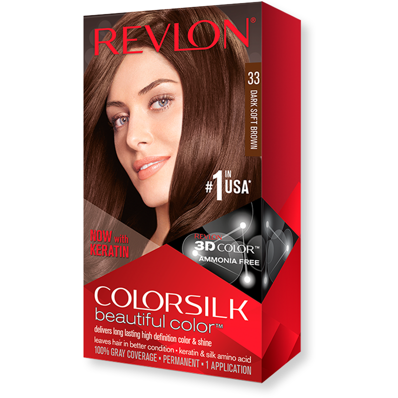 REVLON COLORSILK Hair Colour - 33 Dark Soft Brown