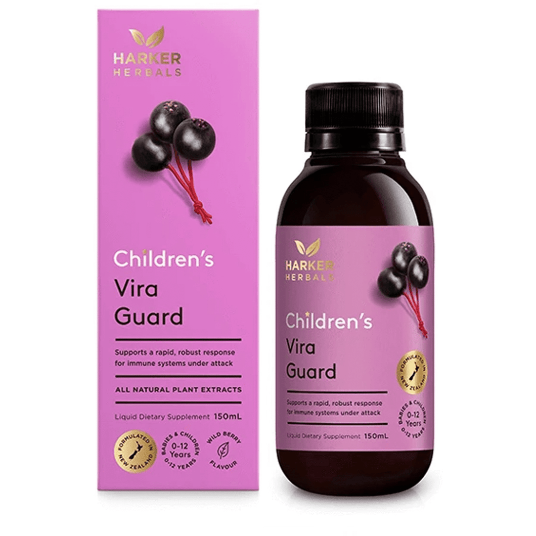 Harker Herbals Childrens Vira Guard Liquid 150ml - Elderberry