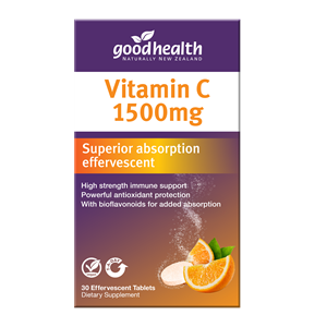 Good Health Vitamin C 1500mg - 30 Effervescent Tablets